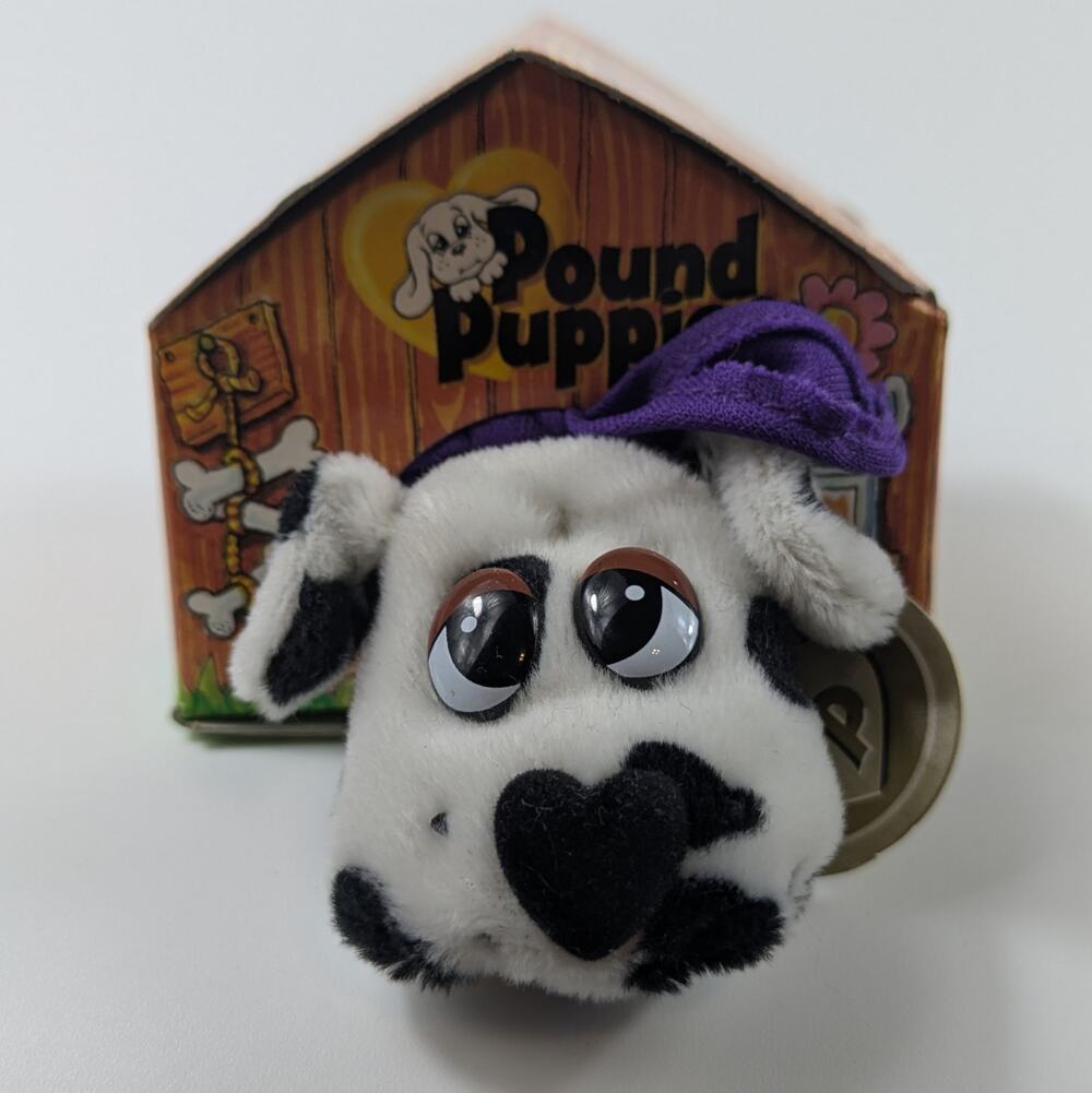 1998 Pound Puppies Plush 08/12 Dalmation Mary Meyer Puppy Dog Collectible Box